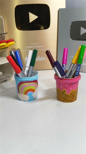 ice cream cup diy 😱 #craft #diy #ytshorts ytviral viralvideo yt