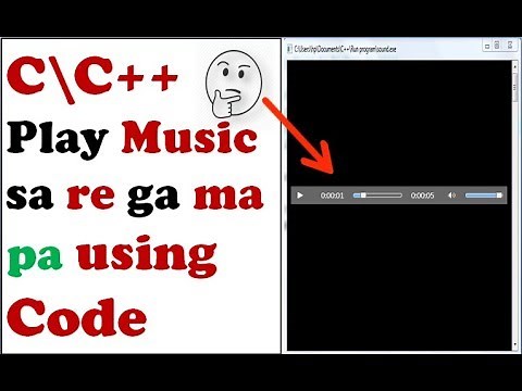 Play song in C/C++ using code
