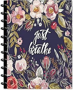 Tools4Wisdom Customizable Hardcover Disc Planner - Daily Weekly and Monthly Planner with Tabs and Planner Stickers (8.5 x 11 Inch Discbound Planner)