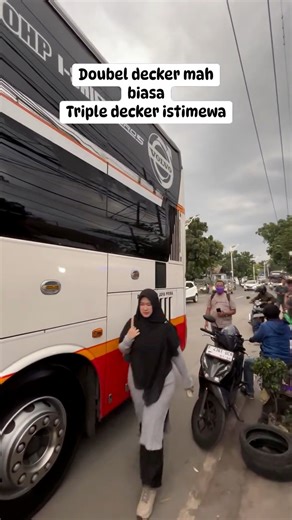879K views · 7.3K reactions | Pertama Di Indonesia Bus Triple Decker Po Harapan Jaya Bus Tingkat Tiga Buatan Laksana 朗 #bus #tripledecker #harapanjaya #laksana #busindonesia #bustingkattiga #sr3neo #reels semua orang Semuaorang @sorotan Facebook | Ricky CunQrink | Facebook