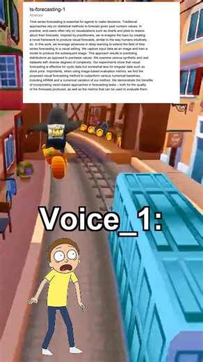 Meep on Instagram: "Visual Time Series Forecasting: An Image-driven Approach Authors: Srijan Sood, J P Morgan AI Research, New York Time series forecasting is essential for agents to make decisions. Traditional approaches rely on statistical methods to forecast given past numeric values. In practice, end-users often rely on visualizations such as charts and plots to reason about their forecasts. Inspired by practitioners, we re-imagine the topic by creating a novel framework to produce visual fo
