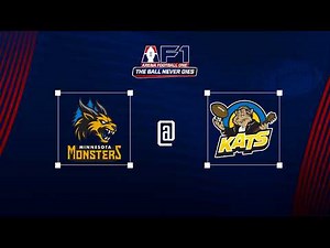 Minnesota Monsters vs Nashville Kats LIVE | Arena Football 2026 – Arena Football One (AF1)