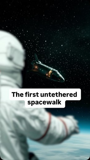 37K views · 31 reactions | The first untethered spacewalk in history. #astronomy #spacefacts #nasa | Curious Ron | Facebook