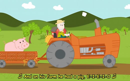 英语儿歌 老麦当劳有个农场 Old McDonald Had A Farm