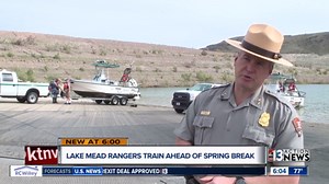 Lake Mead rangers train ahead of spring break