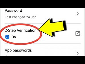 Two Step Verification Band Kaise Karen | Turn Off Two Step Verification Gmail