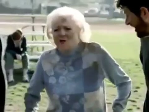 Betty White Snickers Super Bowl Commercial 2010 [360p]