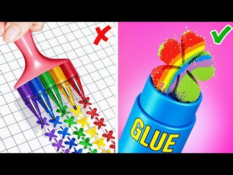 BEST ART CHALLENGE | Creative Hacks and Crafts by OneTwoThree GO! Multiverse