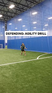 Quick agility drill for an outside back early in their offseason. Defending on an island without the strain of a real 1v1 duel. Be ready for a touch inside or a push down the line. Acceleration, deceleration, and change of direction, with minimal risk of injury. Get better, stay healthy, repeat. Will progress these drills as we get closer & closer to the season. #soccer #football #soccertraining #soccerdrills #rcperformancetraining | RC Performance Training