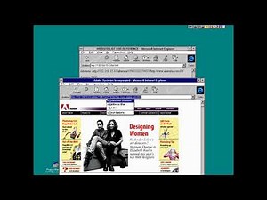 Browsing the internet in the 90s