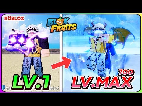 💠ใช้ผล Control ฟาร์มเวล 1 ถึง MAX สกิลครบ จะโหดเเค่ไหน?👒ใน BLOX FRUITS ᴴᴰ