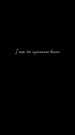 Supermarket Flowers - Ed Sheeran Lyrics Video