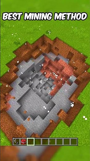 Minecraft. Best mining method