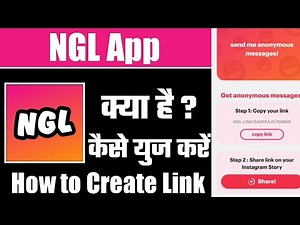 NGL app//how to use NGL app//NGL q&a app/how to create link using NGL app//ngl anonymous q&a app