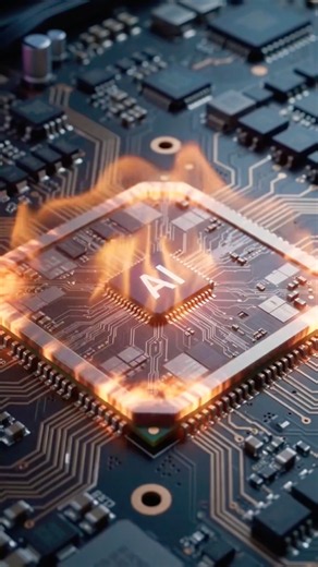 How AI Chips Think in Seconds 🤖⚡#Ai #aichips #nvidia