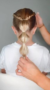 EASY UPDO FOR SCHOOL ❤️🩷 | Mom Generations