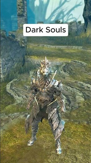 Evolution of Dragonslayer Set in Dark Souls 1-2-3