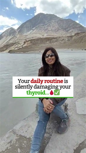 Your Daily Routine is Silently Damaging Your Thyroid… ⚠️ #youtubeshorts #health #thyroidhealth