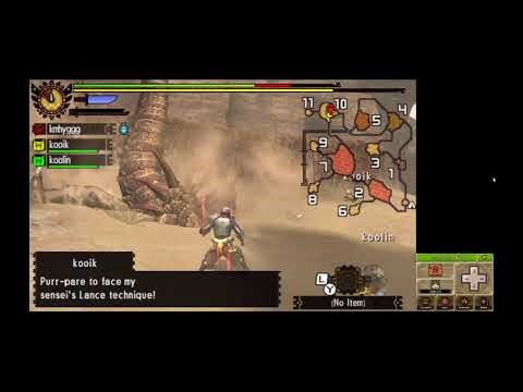 Playing Monster Hunter 4U