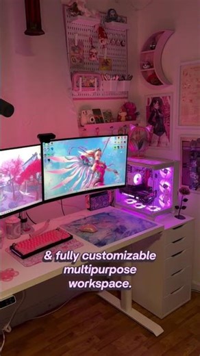 Most people don’t realize this until they get a dual monitor arm, it changes how you use your desk.