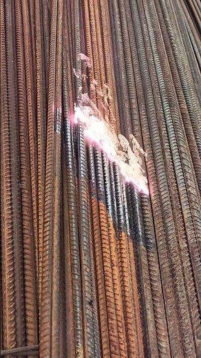 Removing rust from reinforcement bars using laser - Good tools and machinery make work easy
