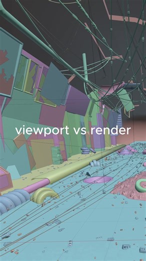 viewport vs render #blender #blendercycles #cyclesrender #blender3d #viewportvsrender #3d #3danimation #illustration #artwork #graphicdesign #blendercommunity #scary #abandoned #abandonedplaces