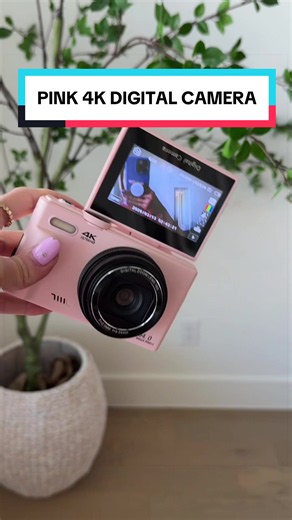 Viral Pink 4K Digital Camera: Affordable Vlogging Camera