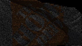 The Home Depot Logo on Waving Digital Flag. Editorial Looping Animation Stock Video - Video of screen, hacking: 205052977