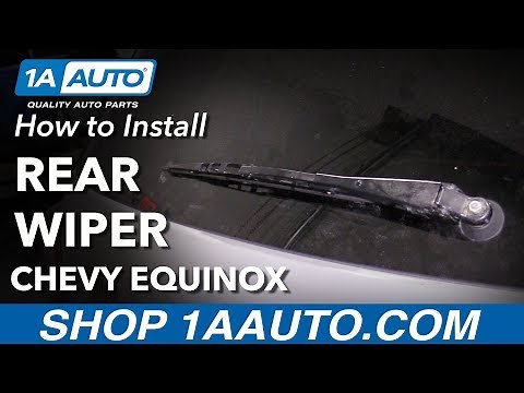 How to Replace the Rear Windshield Wiper Blade on a Chevrolet Equinox?