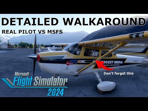 MSFS 2024 - WALKAROUND TUTORIAL for Beginners - REAL WORLD PILOT
