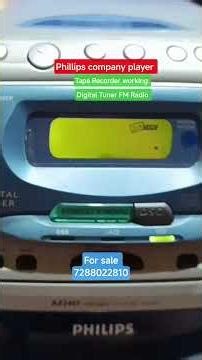 7288022810 Low price Phillips company player Tape Recorder working Digital FM Radio Tuner For Sale