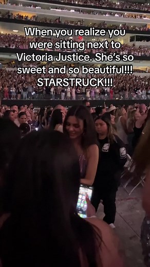 Victoria Justice Enjoys Taylor Swift's Eras Tour Live