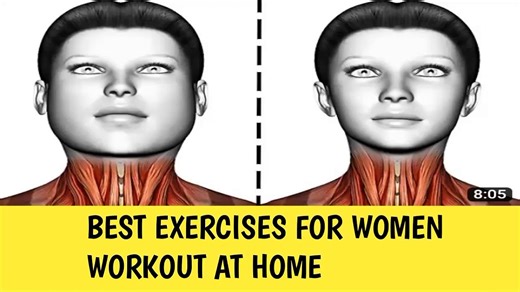 The best exercises for slimming face and neck  _ workout at home _