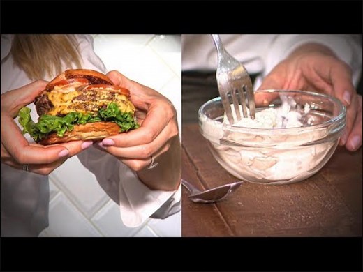 22K views · 392 reactions | Expert Chef, Ashton Keefe, shows the right way to eat burgers, pizza and ice cream. Inside Edition’s Alison Hall tried out some of these tips at home. | Inside Edition | Facebook