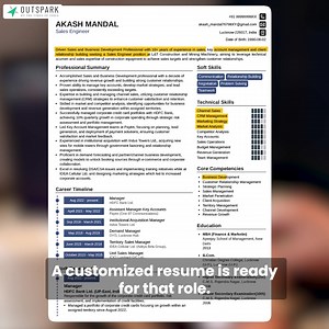 Ready to level up your job search with a high-paying role? Experience the power of resume templates designed by HR managers. ✔ 40% Off to Make Your Resume Shine! ✔ GET an ATS Friendly Resume ✔ Cover Letters that Shine ✔ Keyword Optimised ✔ Trending Templates ★★★★☆ 4.8 Star 😊 98.2% Satisfaction Score | Outspark