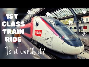 FIRST CLASS TRAIN RIDE FROM ZURICH TO PARIS WITH A TODDLER | TGV LYRIA