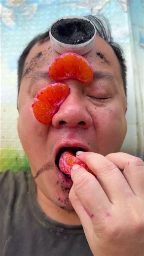 Cam,quả việt quất,món khai vị và bánh ngọt ngon. #đồ ngọt #thức ăn