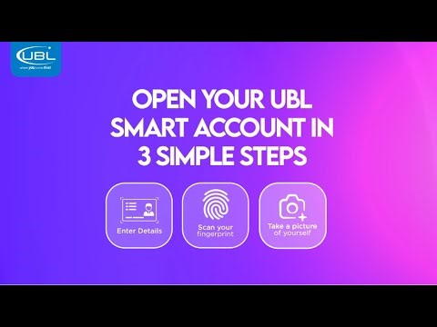 Open your UBL Smart Account with 3 simple steps