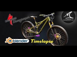 Specialized Stumpjumper 3D Model - Blender Timelapse