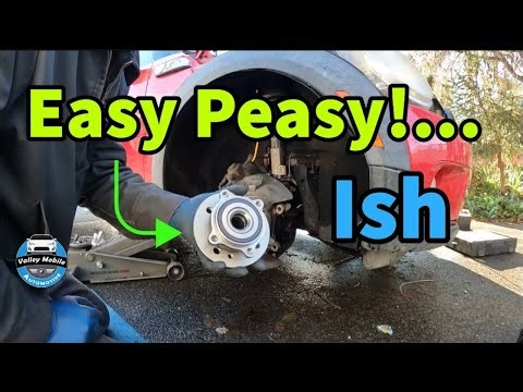 2006-2013 Mini Cooper S Wheel Bearing Hub Assembly Replacement How To DIY