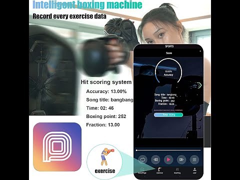 ONEPUNCH Boxing Machine Wall Mounted, Smart Music Boxing Machine with LED, Electronic Punching Machi