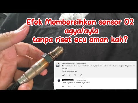 Efek Membersihkan Sensor o2 agya/ayla tanpa riset ecu