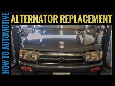 How to Replace the Alternator on a 1998 Toyota 4Runner with 2.7 L Engine