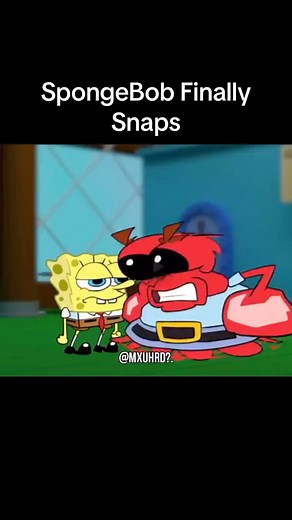 Mxuhrd? on Instagram: "SpongeBob Finally Snaps Voiceover Credit: AnonymousMike #memes #instagood #fyp #spongebob #reels #viral #instadaily #instagram #reelsinstagram"