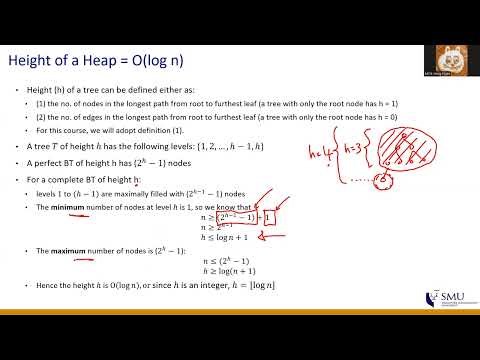 A&P: Heaps - part (a) - What are Heaps? (17min)