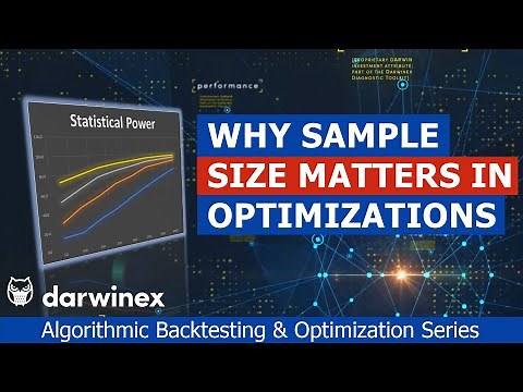 2.3) Why Trading Optimizations need a Statistically Significant Sample Size (Number of Trades)