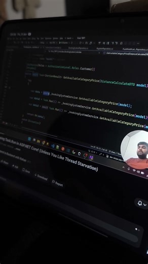 Stop killing your .NET performance! 🚀 Task.Run vs Async: Learn when to use which. #dotnet #coding