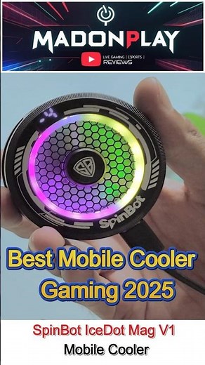 SpinBot IceDot Mag V1 Review | -4°C Cooling Test | Best Mobile Cooler for Gaming 2025