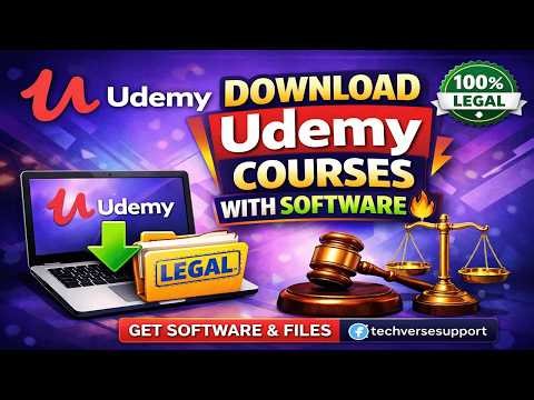 How to Download Udemy Premium Courses (With Software) 🔥 | Step-by-Step Guide 2026