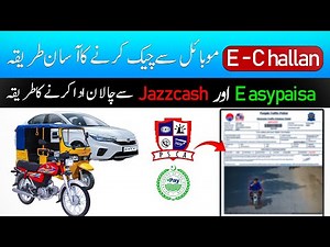 How to Check and Pay Traffic Challan Online PSID, Easypaisa & JazzCash Guide